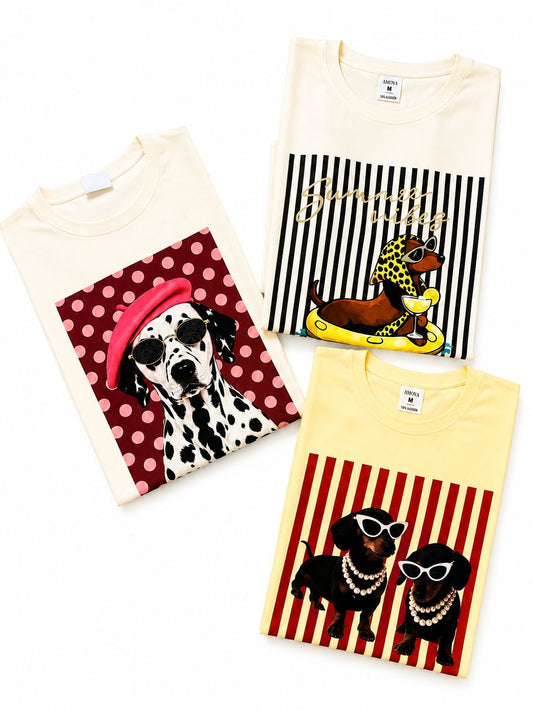 COMBO 3 CAMISETAS POR 129.990 OVERSIZE PARA DAMA