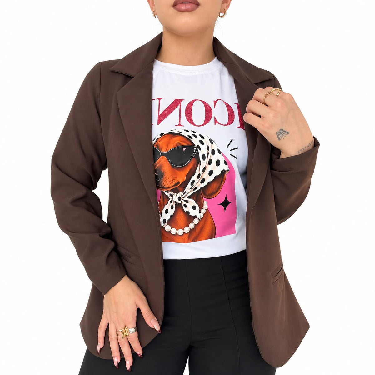 BLAZER AURORA + CAMISETA OVERSIZE