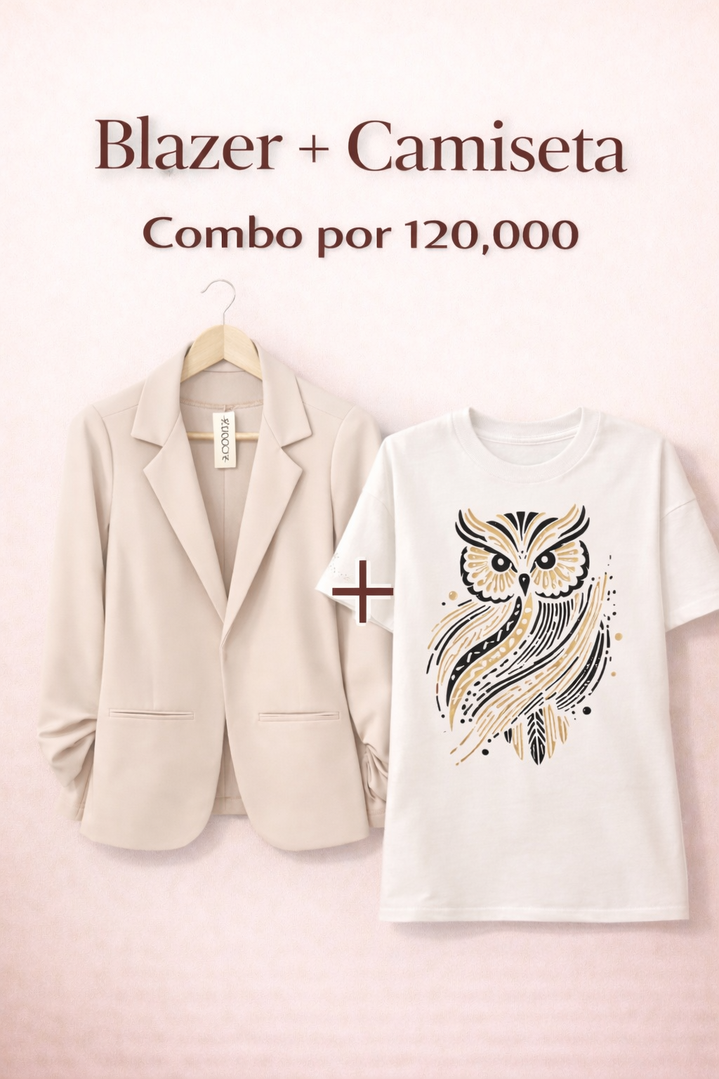 BLAZER AURORA + CAMISETA OVERSIZE