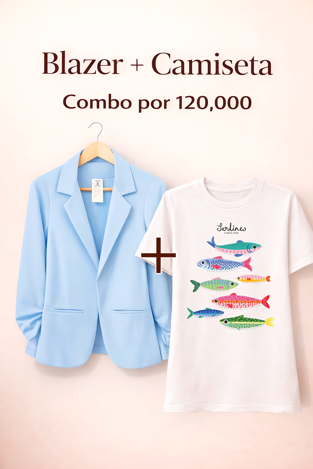 BLAZER AURORA + CAMISETA OVERSIZE