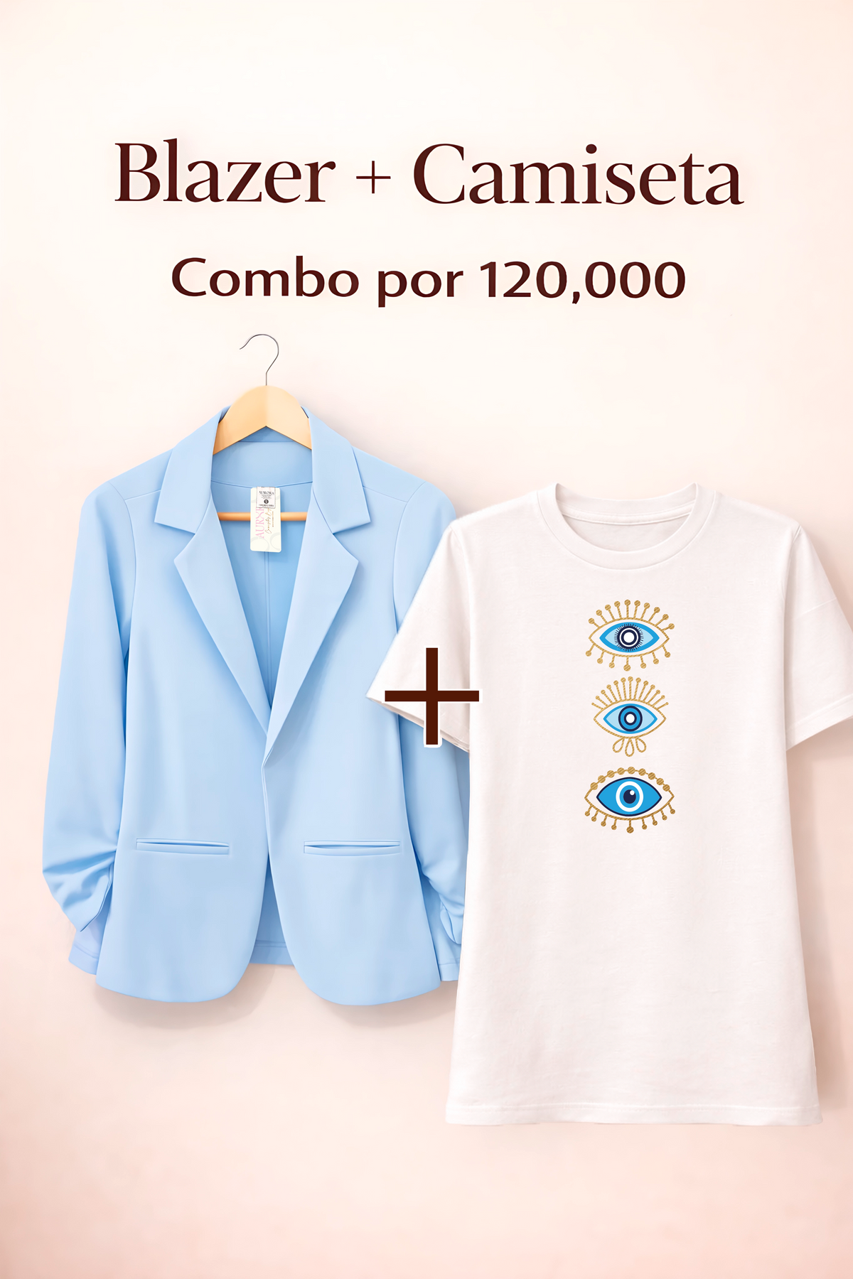 BLAZER AURORA + CAMISETA OVERSIZE