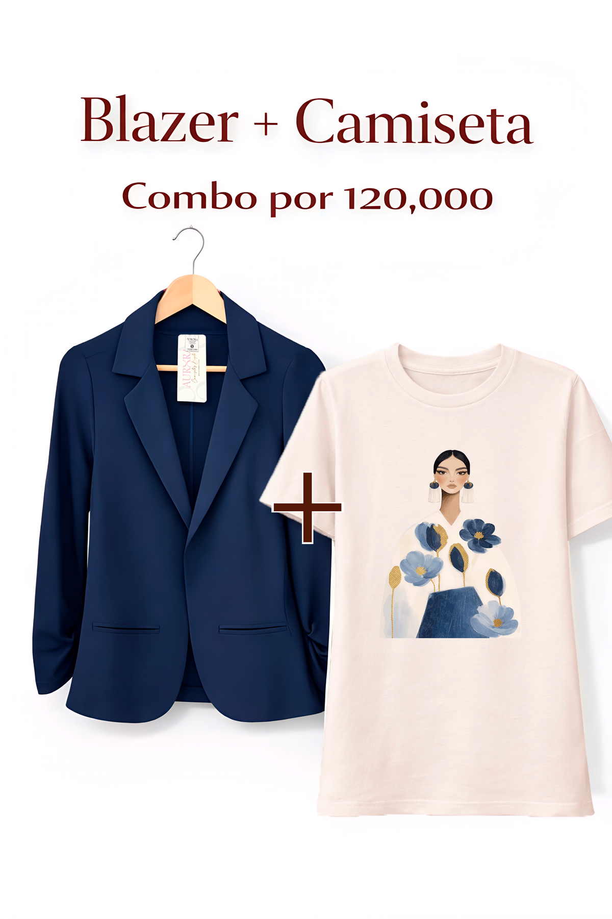 BLAZER AURORA + CAMISETA OVERSIZE