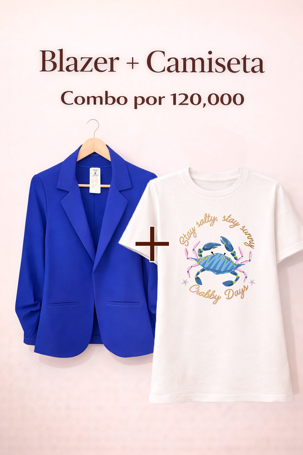 BLAZER AURORA + CAMISETA OVERSIZE