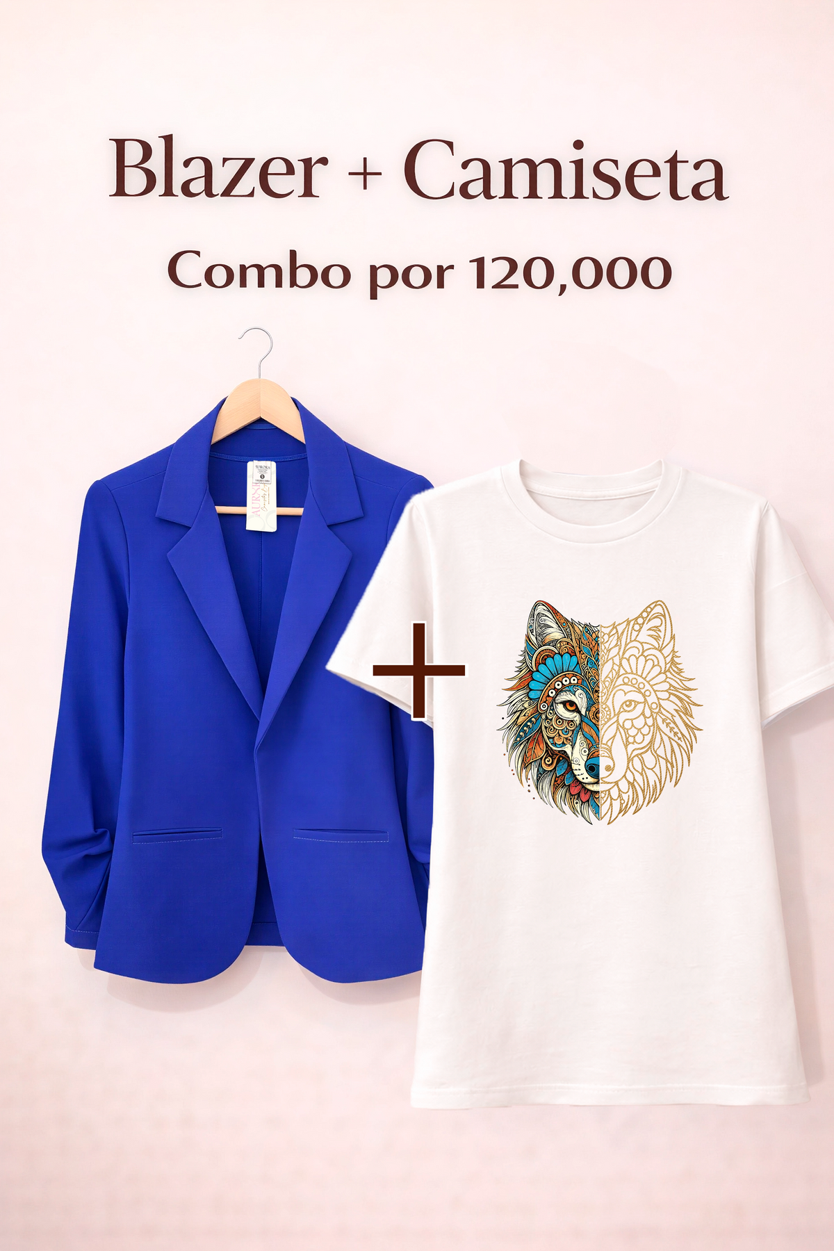 BLAZER AURORA + CAMISETA OVERSIZE