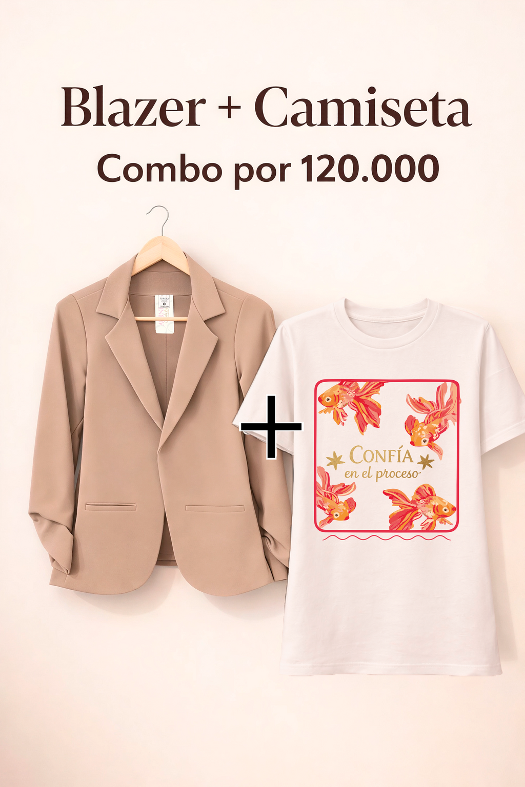 BLAZER AURORA + CAMISETA OVERSIZE