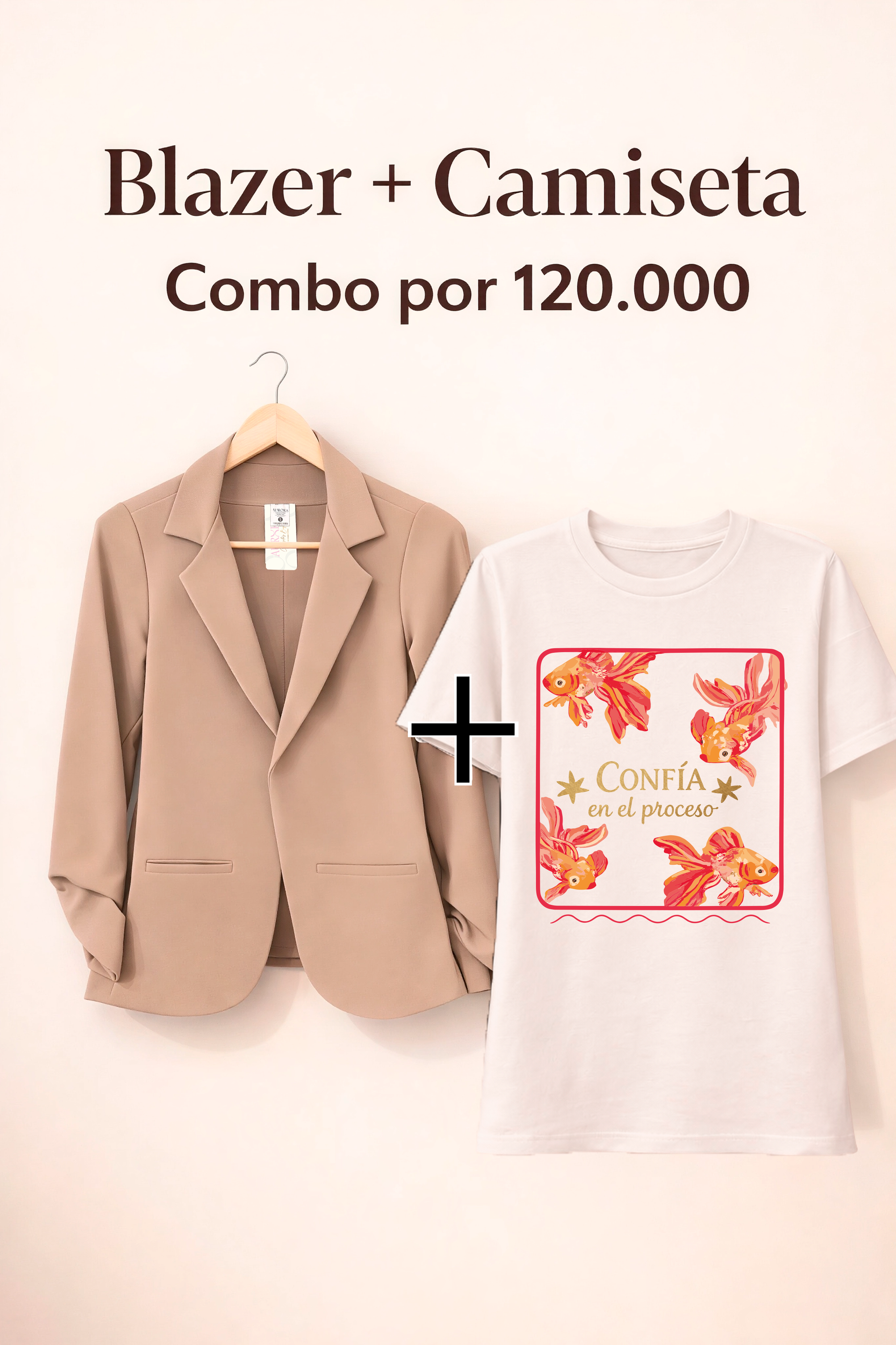 BLAZER AURORA + CAMISETA OVERSIZE