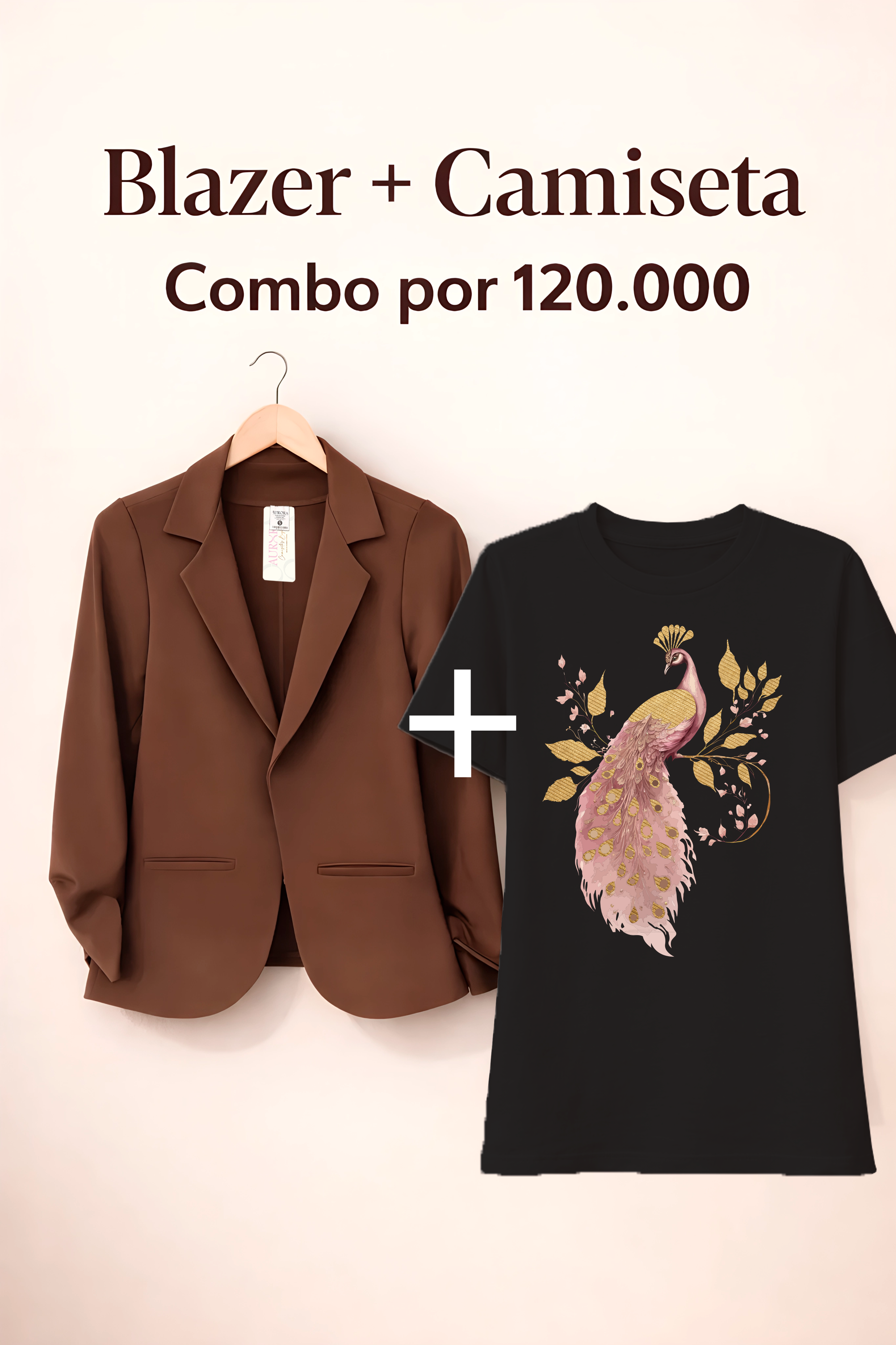 BLAZER AURORA + CAMISETA OVERSIZE