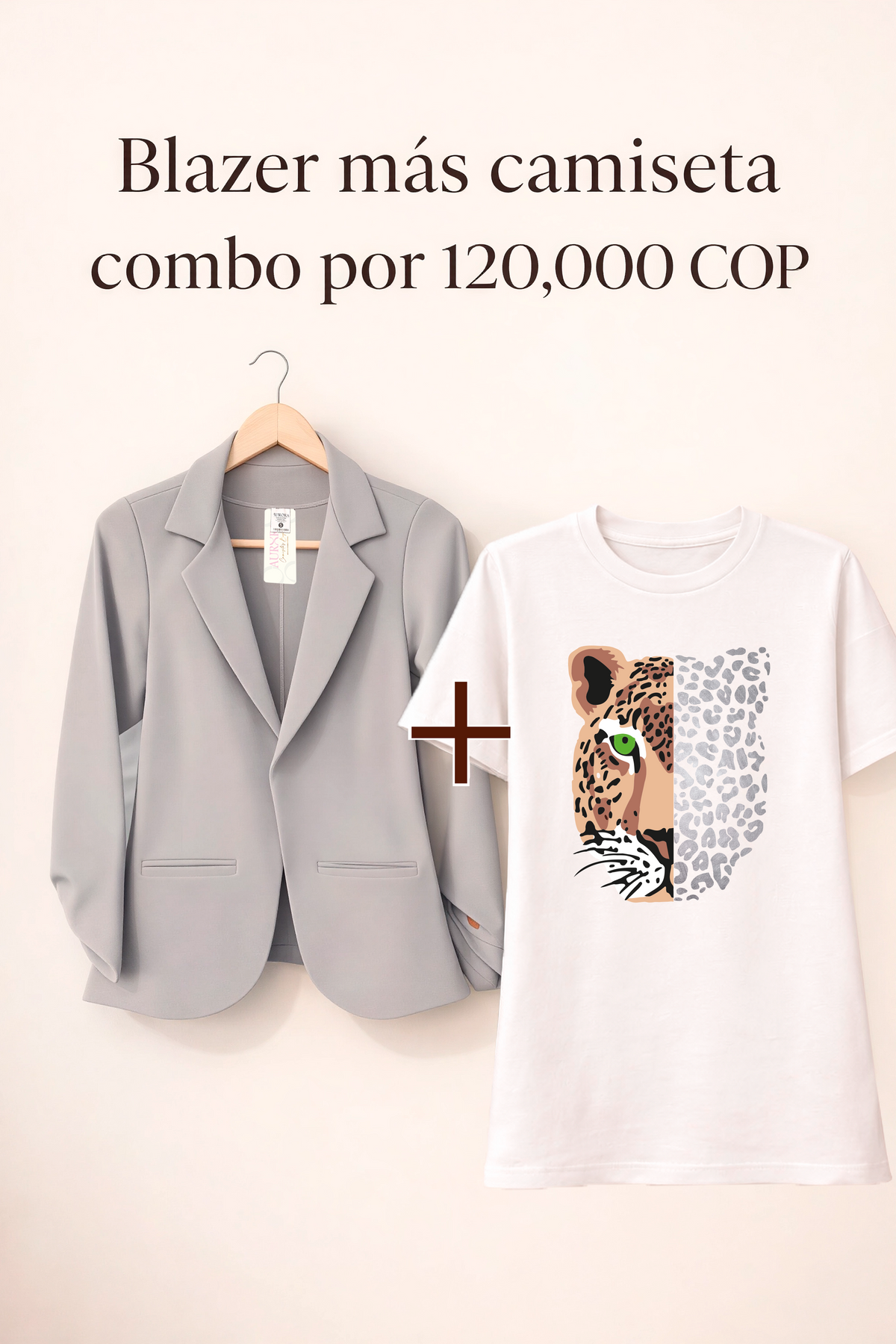 BLAZER AURORA + CAMISETA OVERSIZE