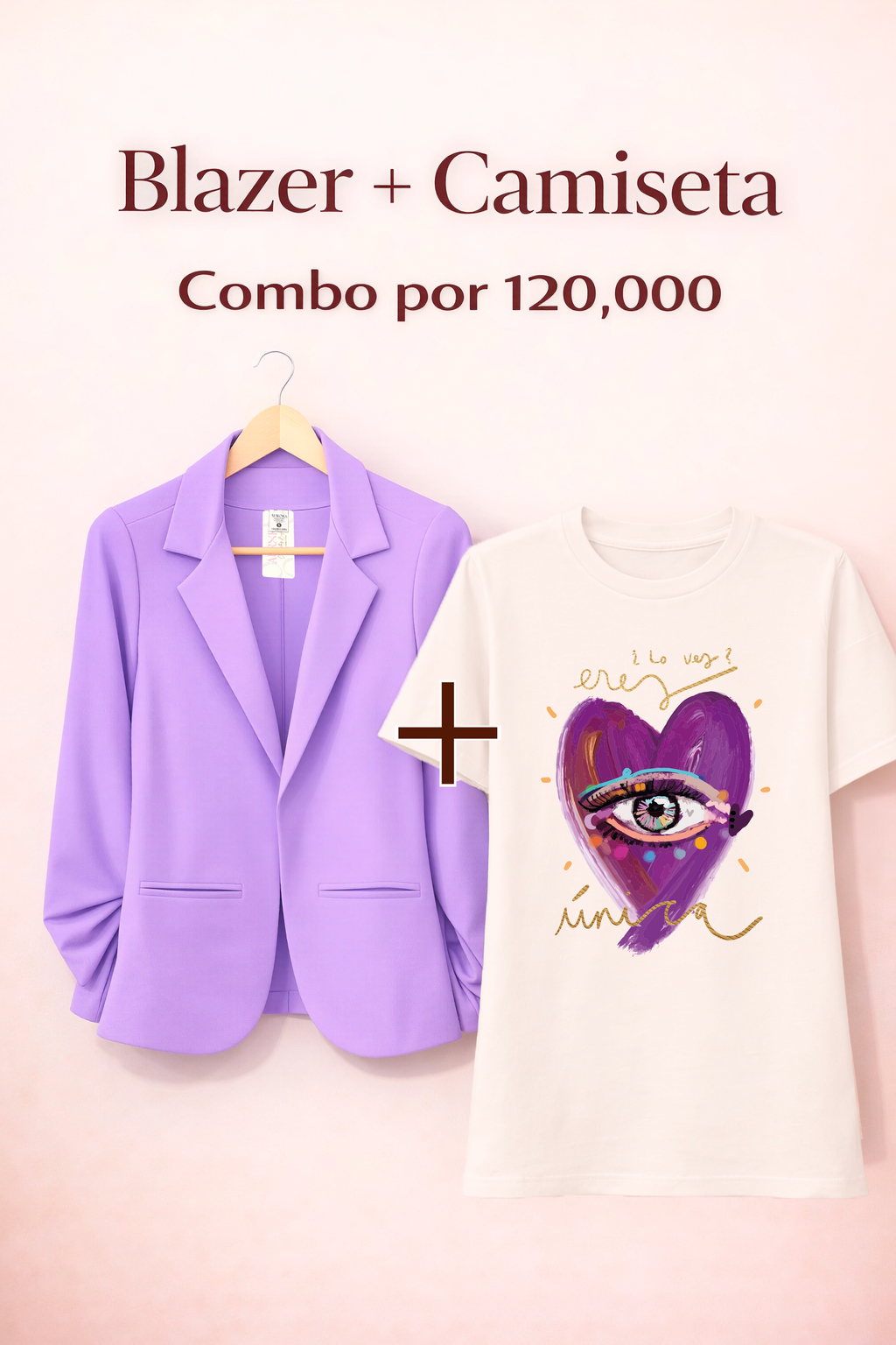 BLAZER AURORA + CAMISETA OVERSIZE