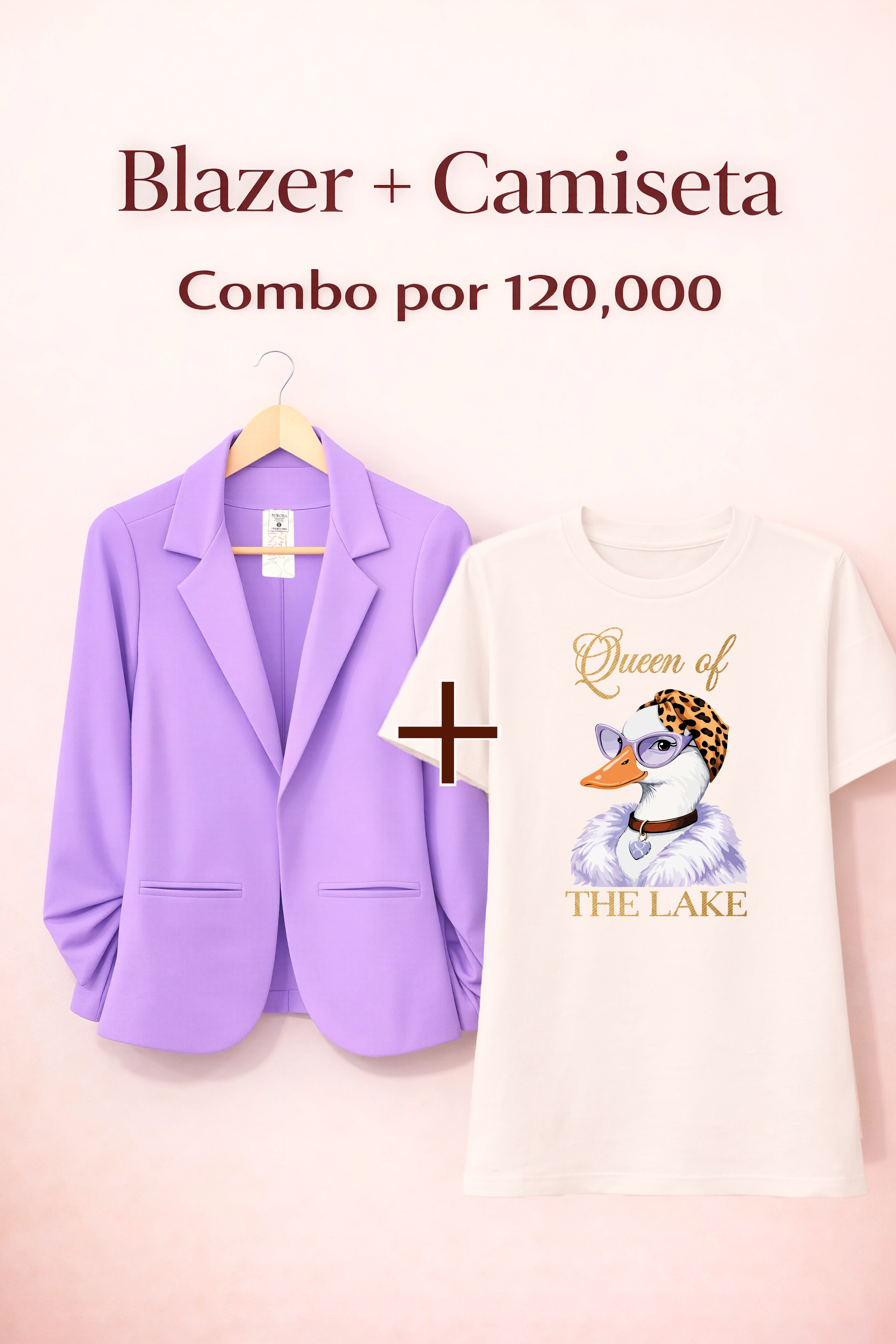 BLAZER AURORA + CAMISETA OVERSIZE