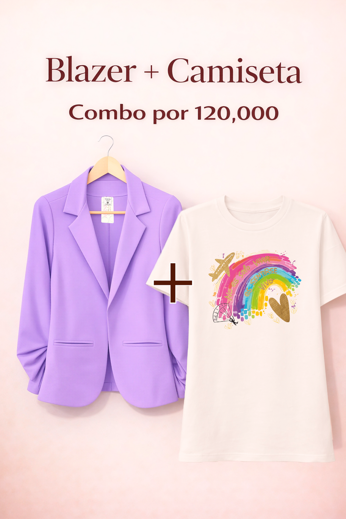 BLAZER AURORA + CAMISETA OVERSIZE