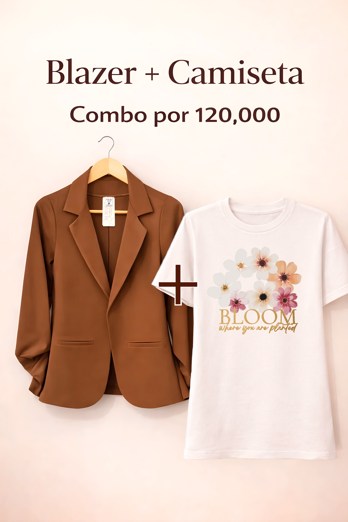 BLAZER AURORA + CAMISETA OVERSIZE