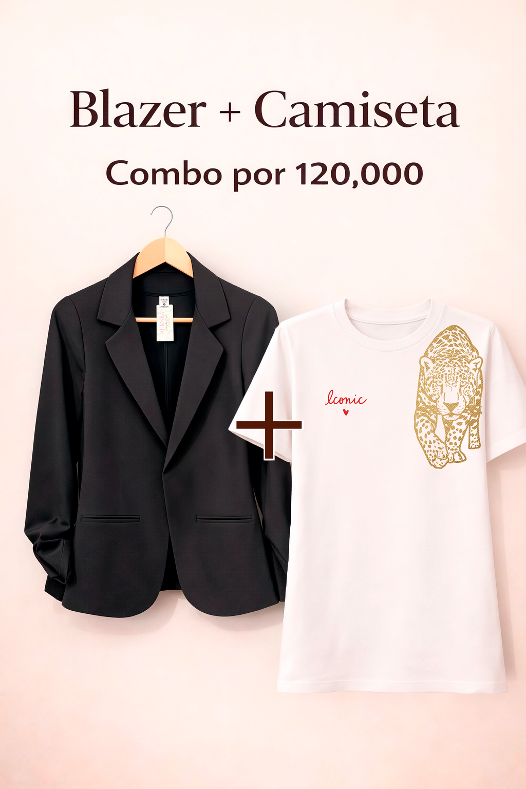 BLAZER AURORA + CAMISETA OVERSIZE