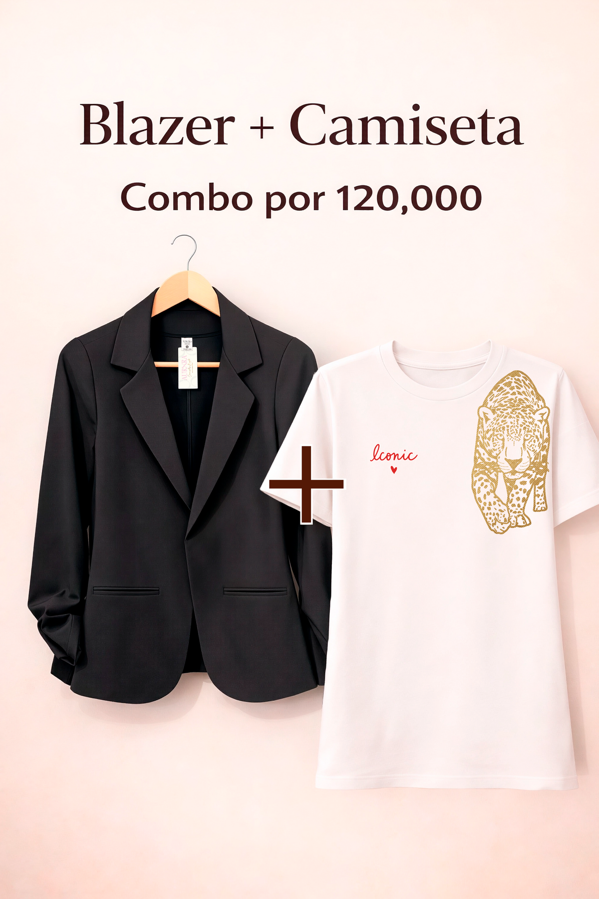 BLAZER AURORA + CAMISETA OVERSIZE