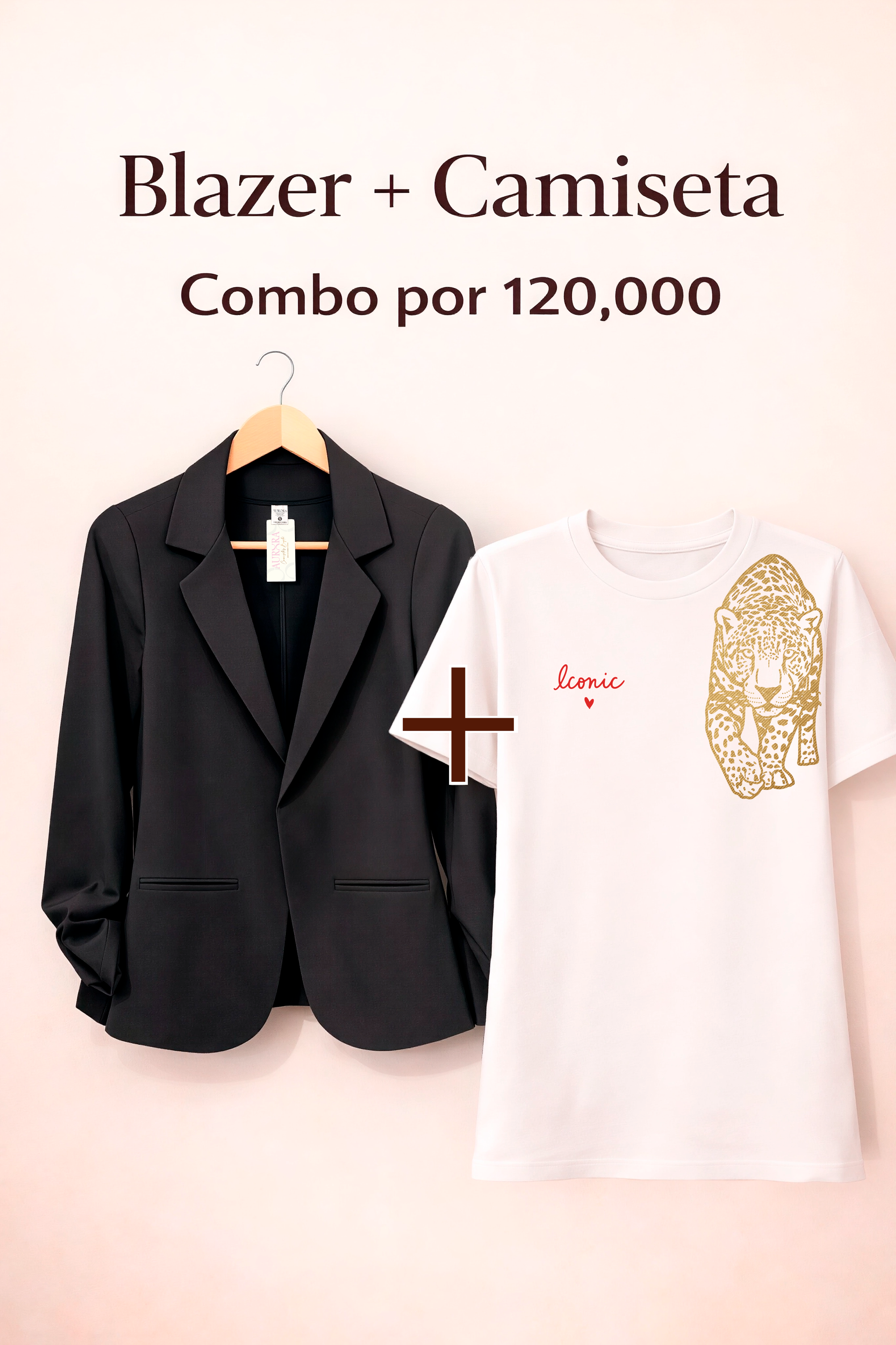 BLAZER AURORA + CAMISETA OVERSIZE