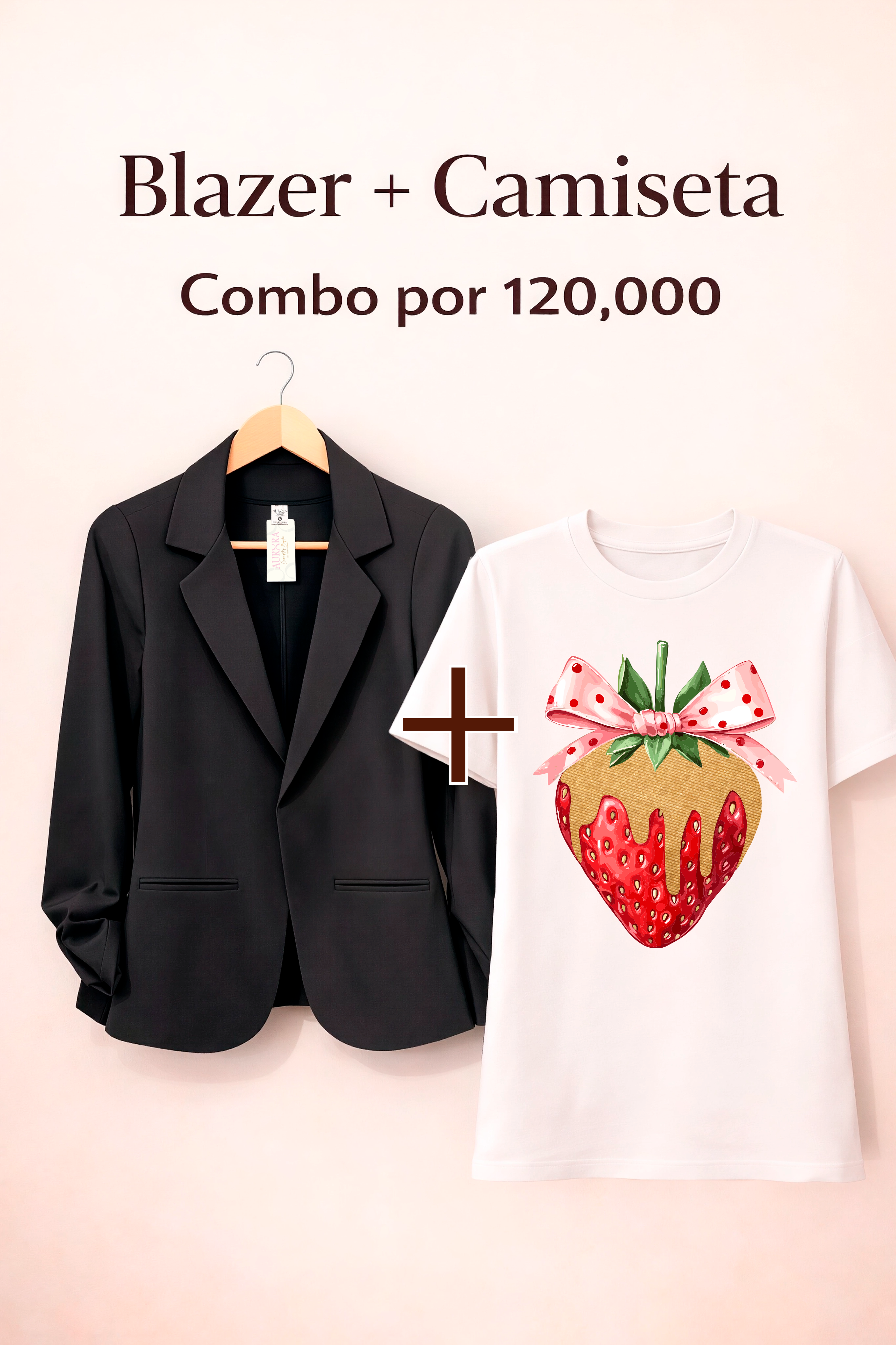 BLAZER AURORA + CAMISETA OVERSIZE