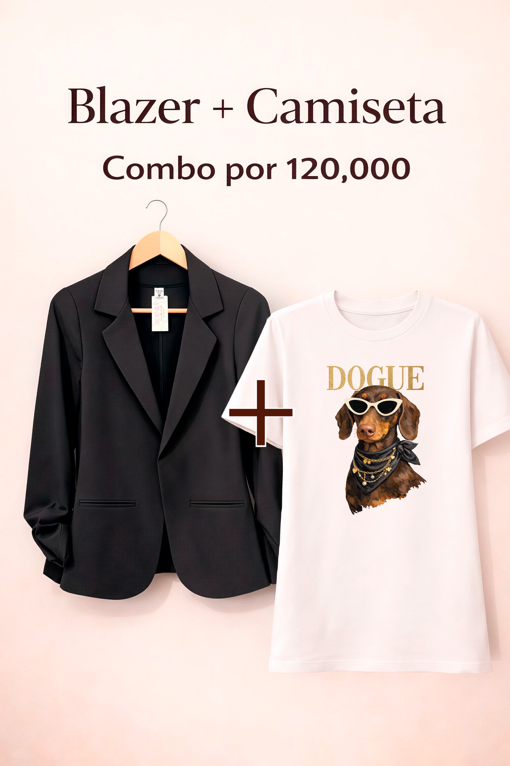 BLAZER AURORA + CAMISETA OVERSIZE