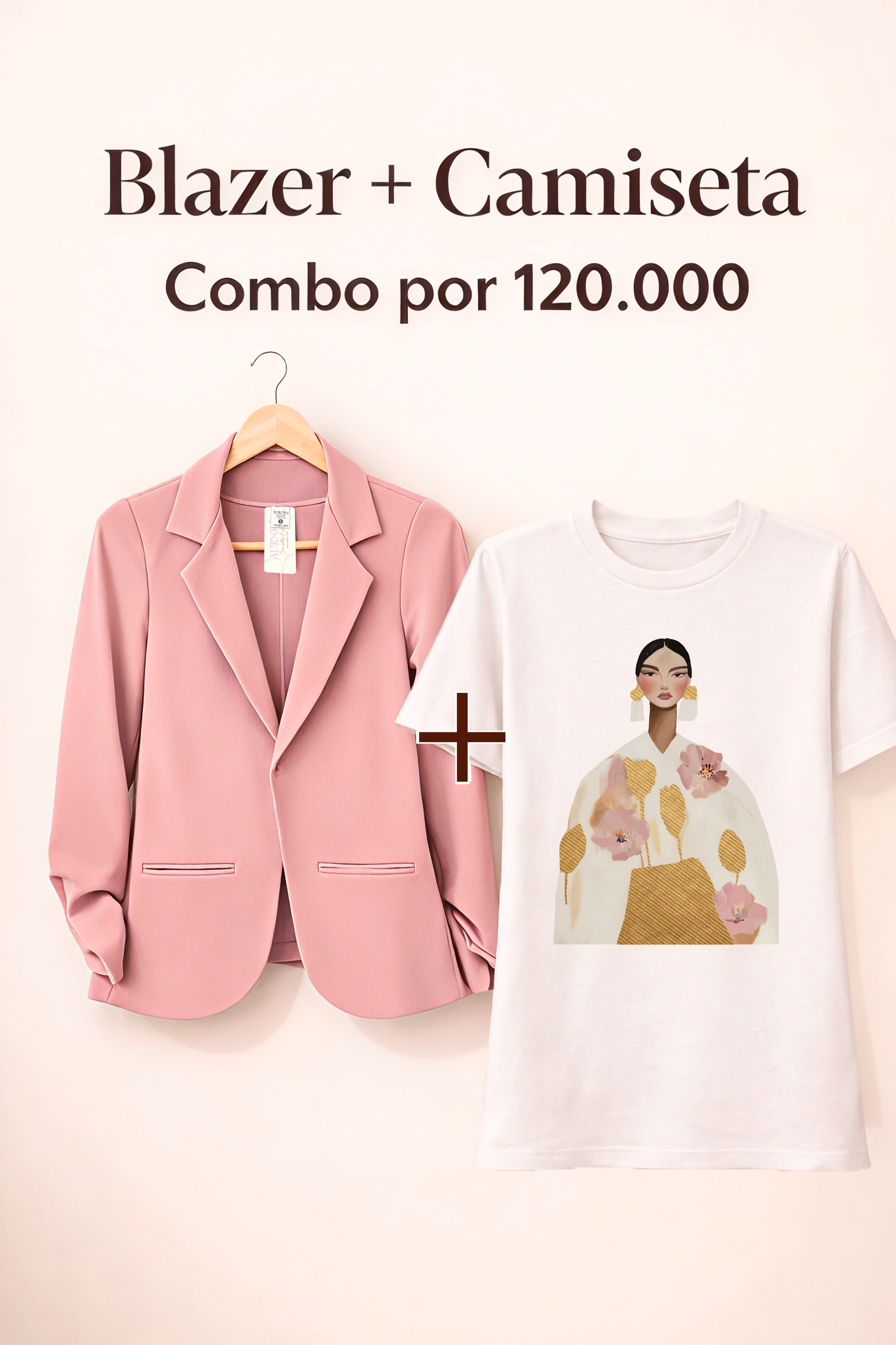 BLAZER AURORA + CAMISETA OVERSIZE