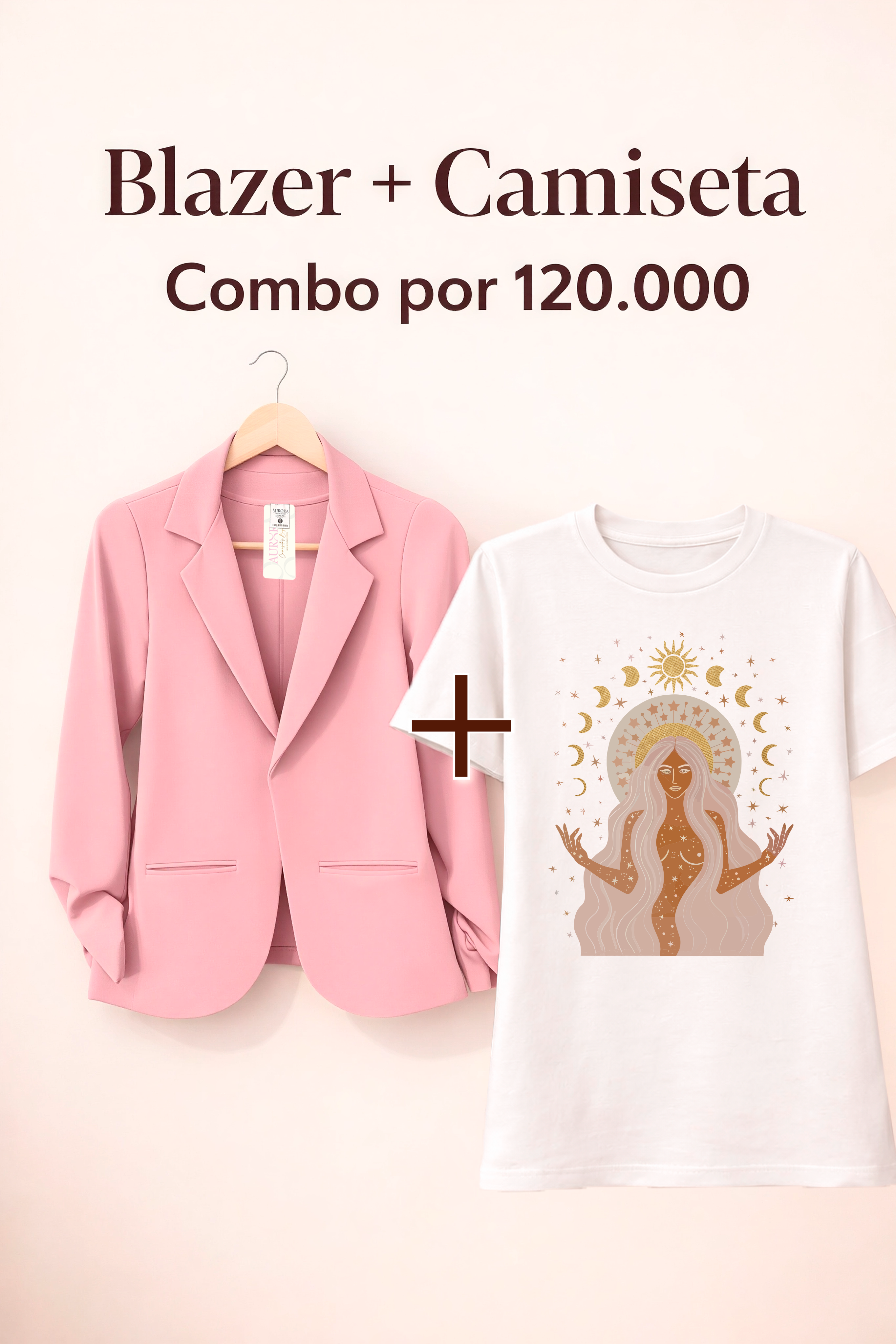 BLAZER AURORA + CAMISETA OVERSIZE