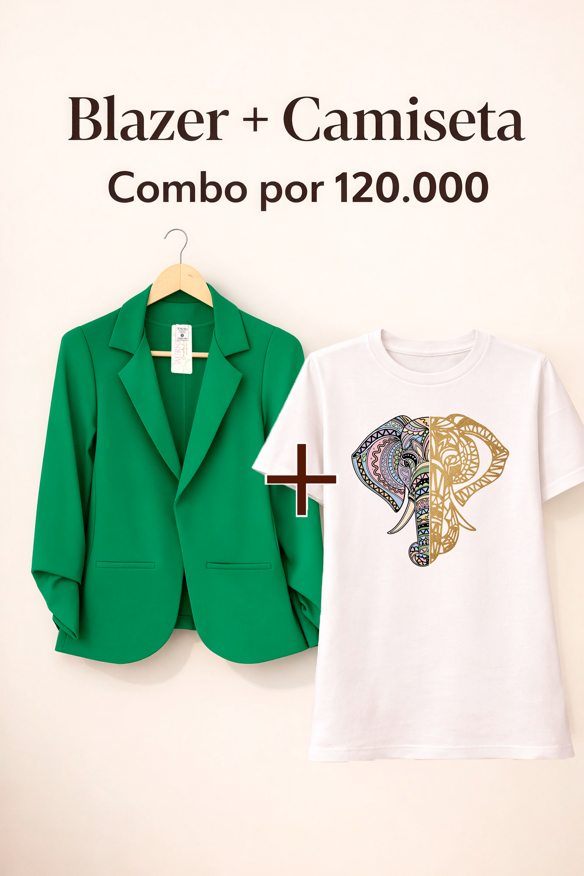 BLAZER AURORA + CAMISETA OVERSIZE