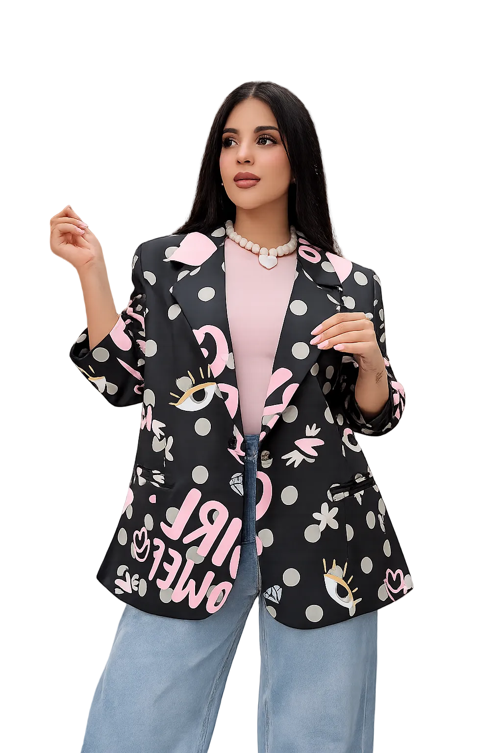 BLAZER ESTAMPADO GIRLS PARA DAMA