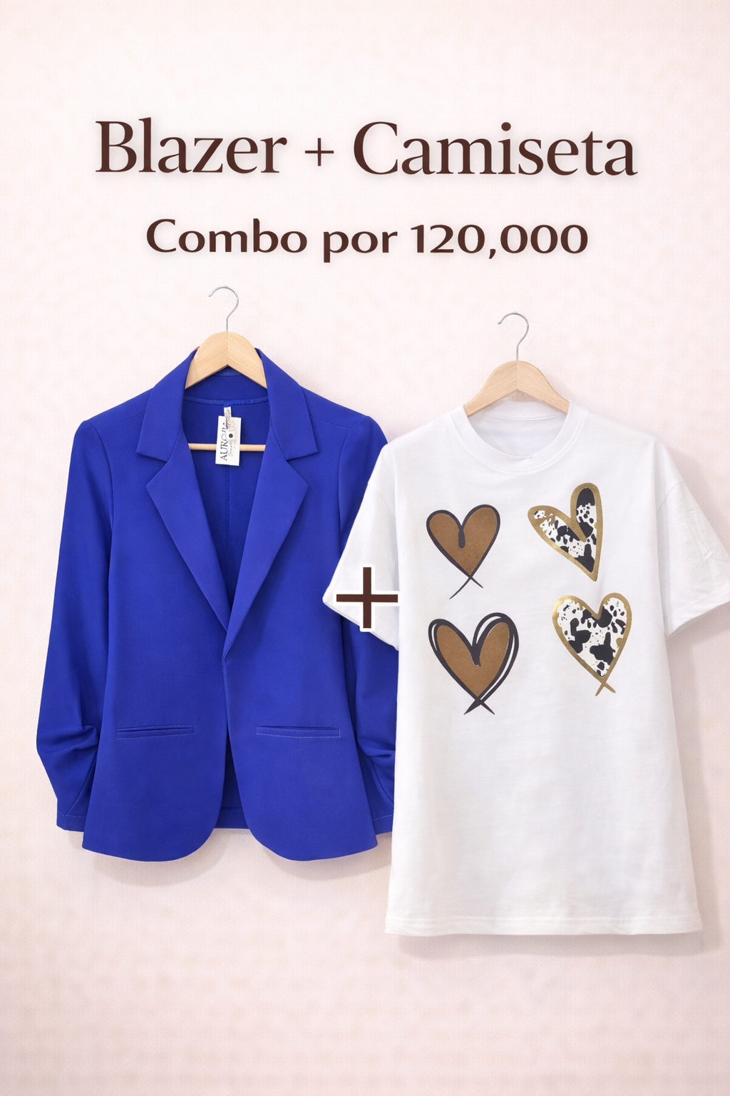 BLAZER AURORA + CAMISETA OVERSIZE