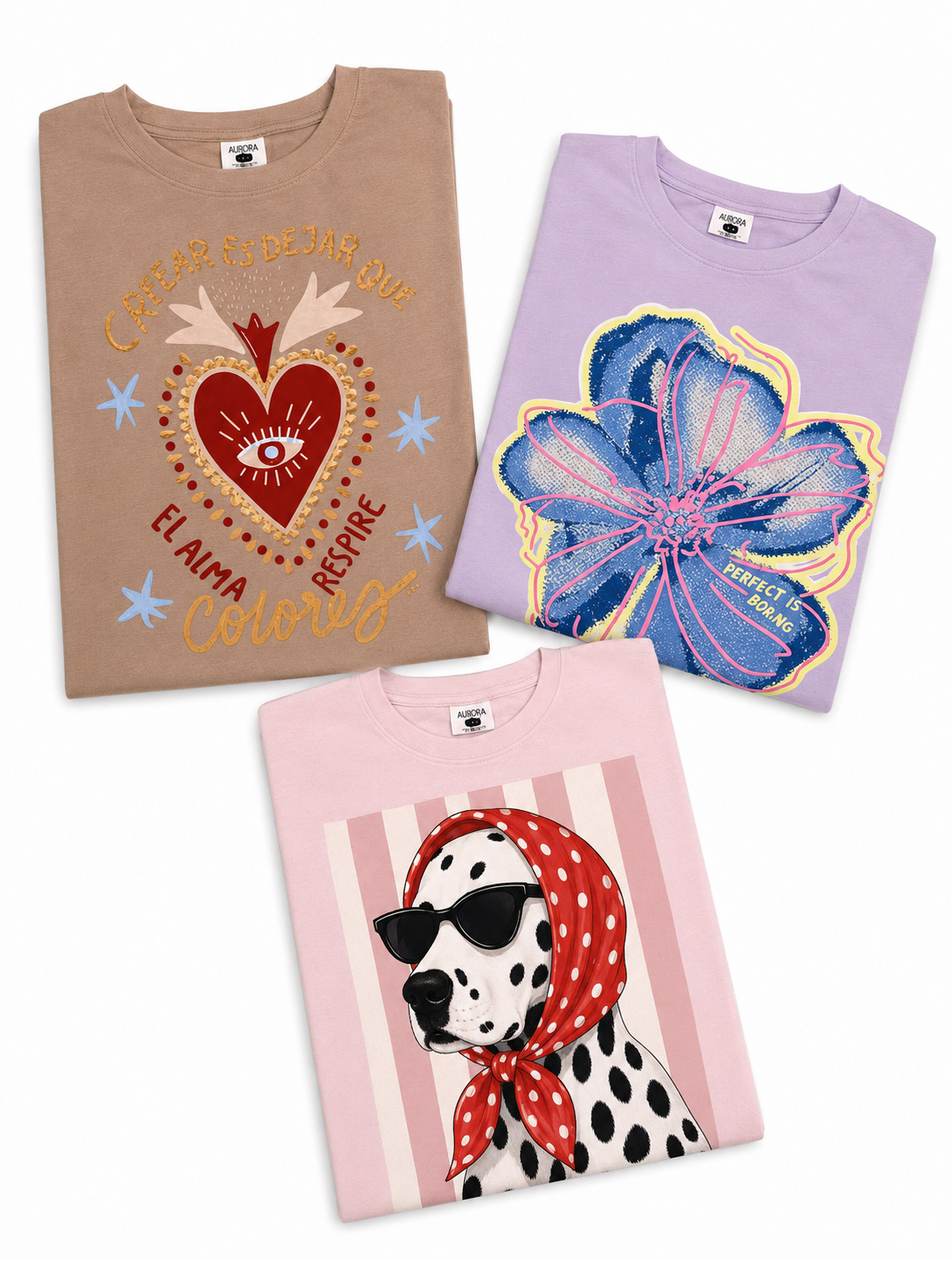 COMBO 3 CAMISETAS POR 129.990 OVERSIZE PARA DAMA