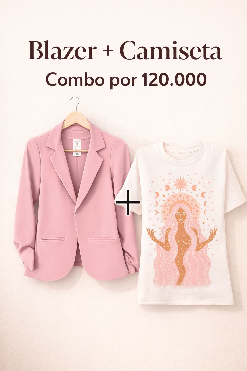 BLAZER AURORA + CAMISETA OVERSIZE