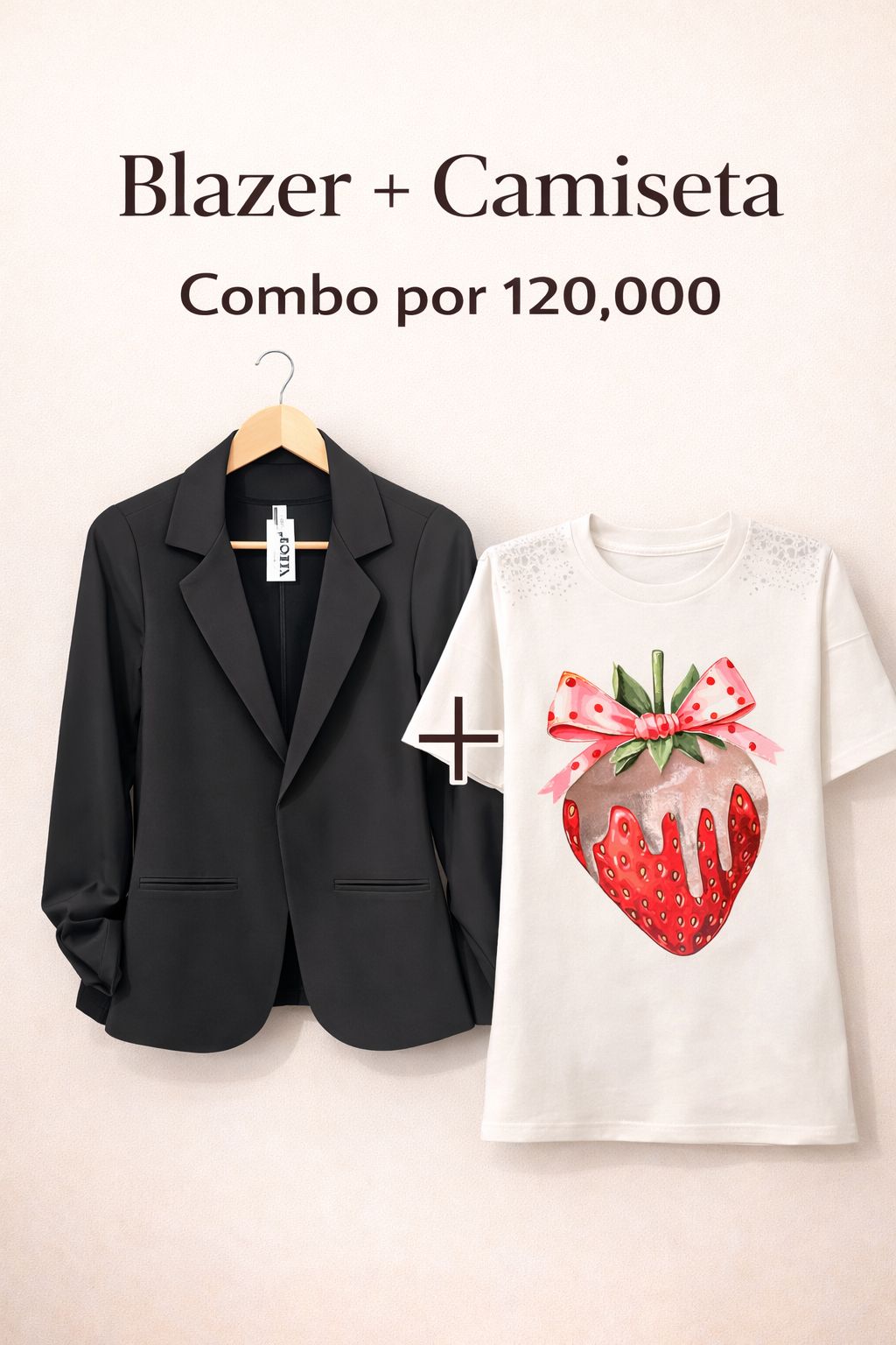 BLAZER AURORA + CAMISETA OVERSIZE