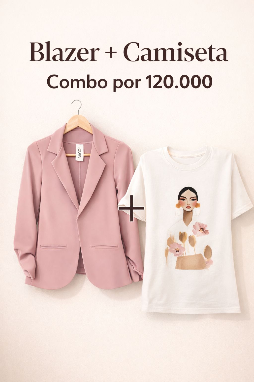 BLAZER AURORA + CAMISETA OVERSIZE