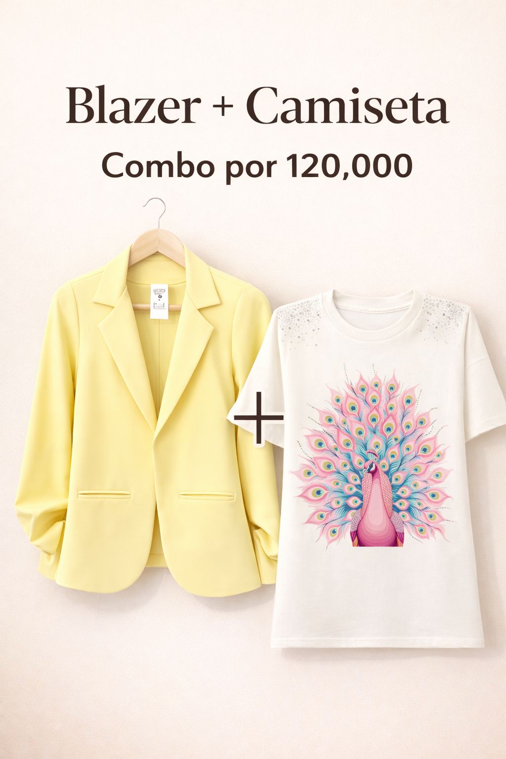 BLAZER AURORA + CAMISETA OVERSIZE