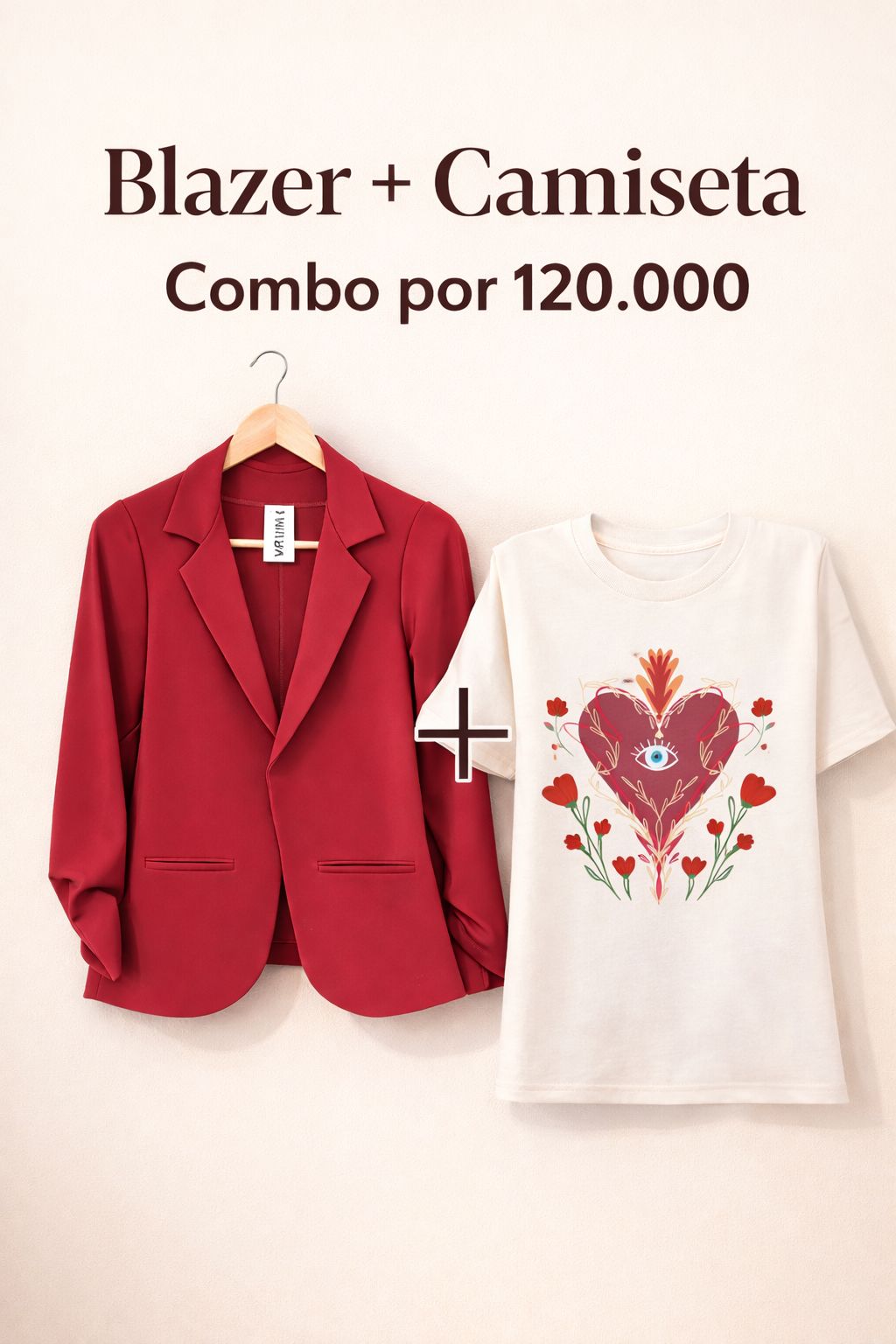 BLAZER AURORA + CAMISETA OVERSIZE