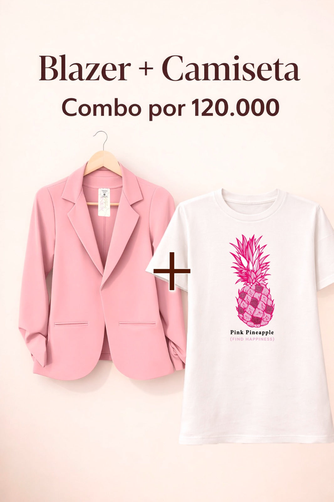 BLAZER AURORA + CAMISETA OVERSIZE