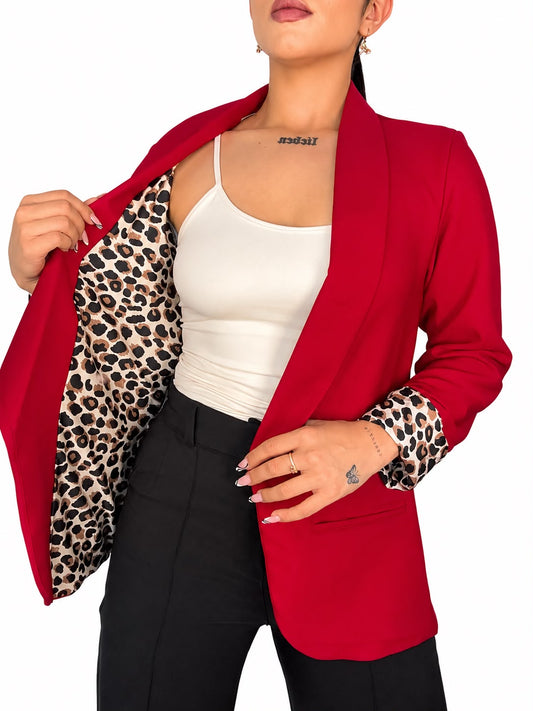BLAZER ANIMAL PRINT
