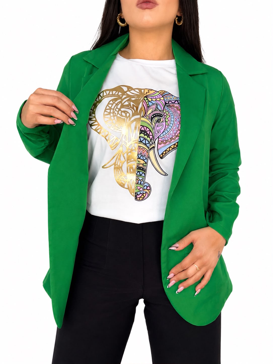 BLAZER AURORA + CAMISETA OVERSIZE