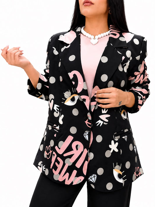 BLAZER ESTAMPADO GIRLS PARA DAMA