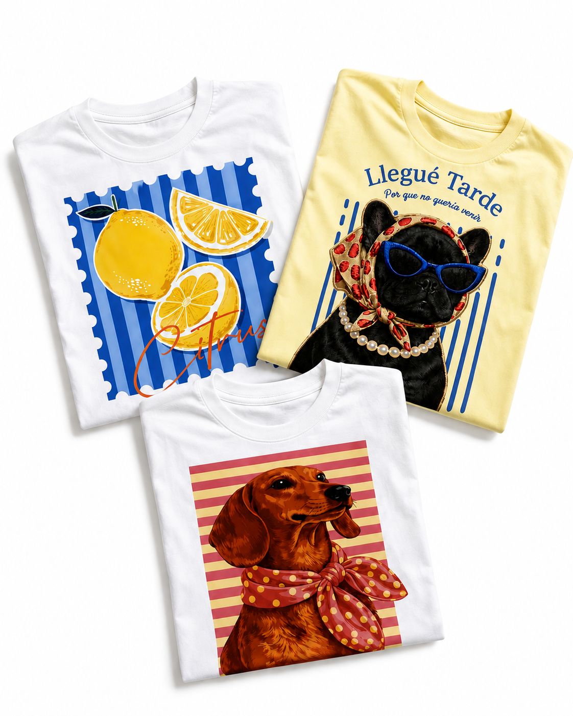 COMBO 3 CAMISETAS POR 129.990 OVERSIZE PARA DAMA