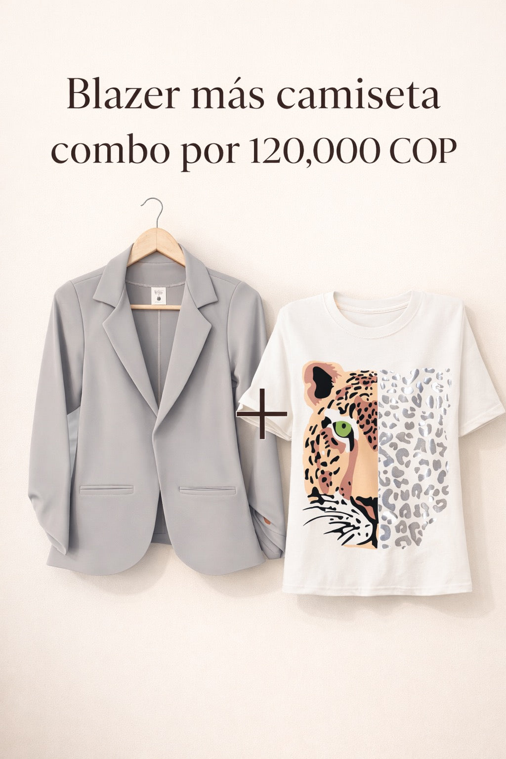 BLAZER AURORA + CAMISETA OVERSIZE