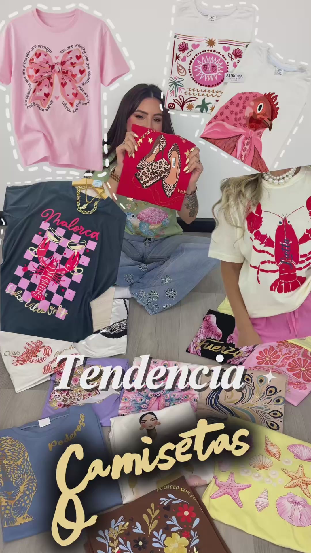 COMBO 3 CAMISETAS POR 129.990 OVERSIZE PARA DAMA